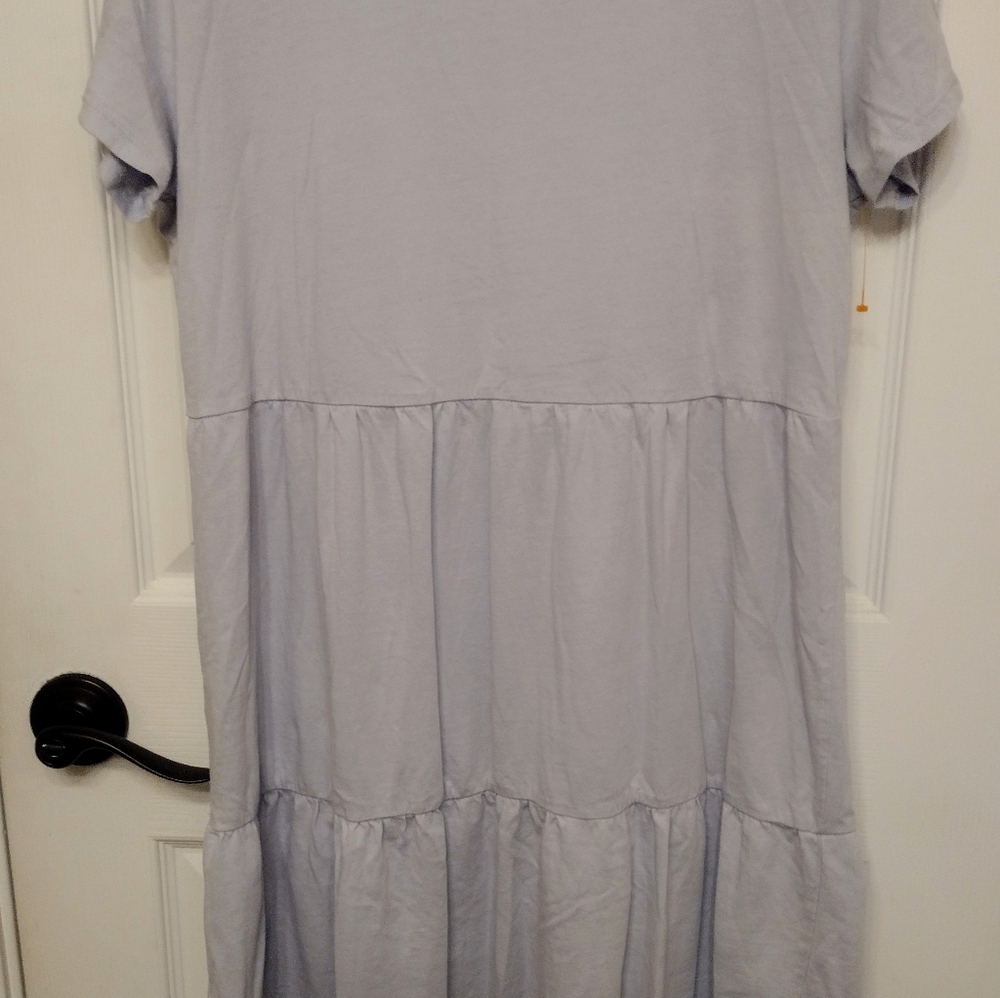 J. Crew Light Lavender 2-Tiered Dress